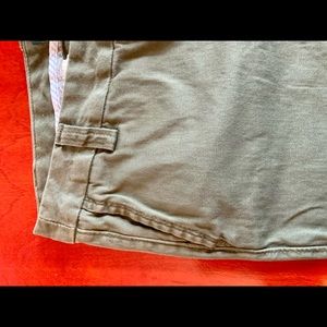 Bitten button fly cotton pants, 14 Short